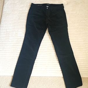 Loft Modern Skinny Dark Green Corduroy Pants